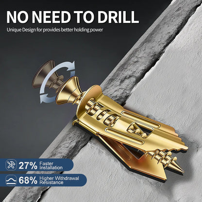🏠 80PCS Wall Anchor & Screw Kit – Strong Hold for Home Repairs