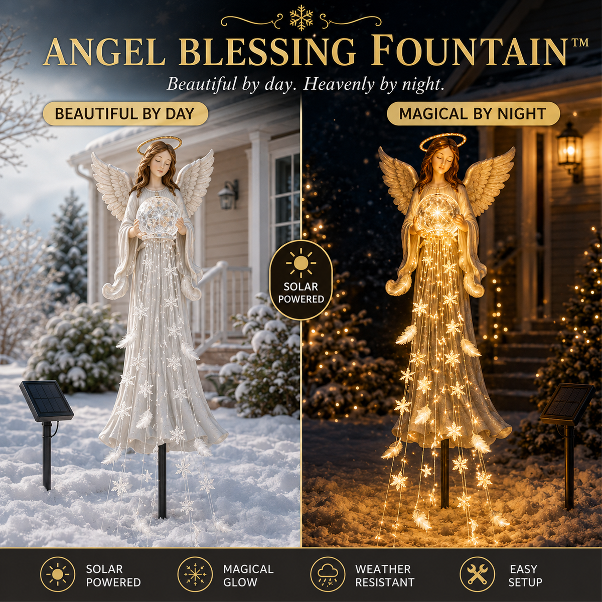 🎁Today Only: Get 50% Off ✨ Solar Angel Remembrance Garden Light👼