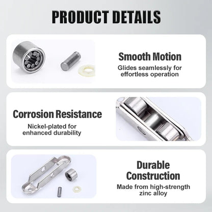 80/88 Zinc Alloy Pulley for PVC Windows & Doors