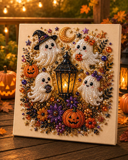 💥HOT SALE 50% OFF👻✨ Halloween Pearl Art DIY Kit – Turn Tiny Pearls into Spooky-Cute Magic