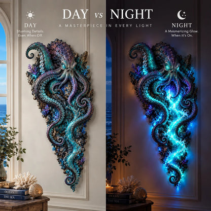 🌊✨ Enchanted Ocean Legends™ Lighted Wall Décor Collection 🐋🧜‍♀️
