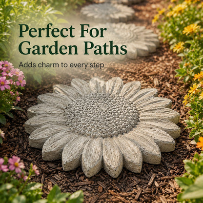 💥 LAST DAY 55% OFF - 🌻 Reusable Sunflower Stepping Stone Mold