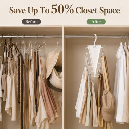 Rotating V-Shaped Accessory Hanger