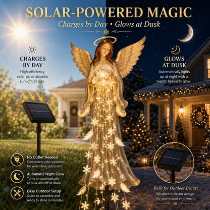 🎁Today Only: Get 50% Off ✨ Solar Angel Remembrance Garden Light👼