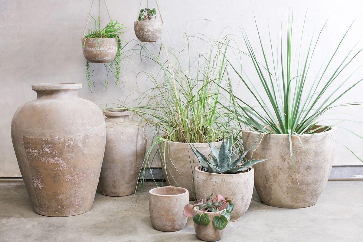 Nkuku Affiti Clay Planter – Medium