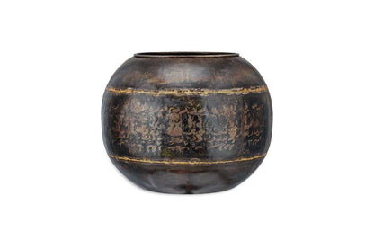 Nkuku Endo Reclaimed Iron Globe Planter
