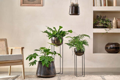 Nkuku Endo Reclaimed Iron Hanging Planter