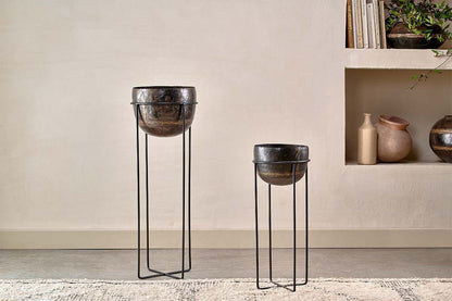 Nkuku Endo Reclaimed Iron Planter Stand
