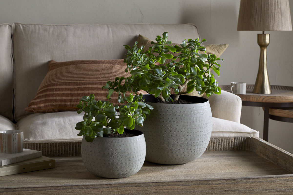 Nkuku Laoko Planter – Olive Grey