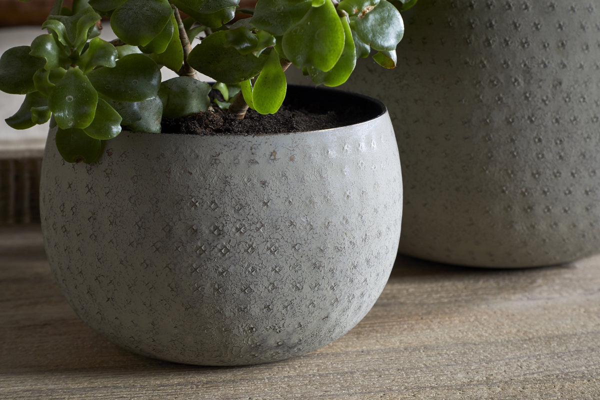 Nkuku Laoko Planter – Olive Grey