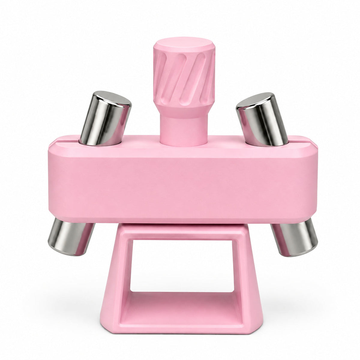 💅[Viral Nail Art Essential] Rotating Cat Eye Gel Nail Magnet Tool with Dual Height Finger Rests – Effortless 3D Aura Nails!