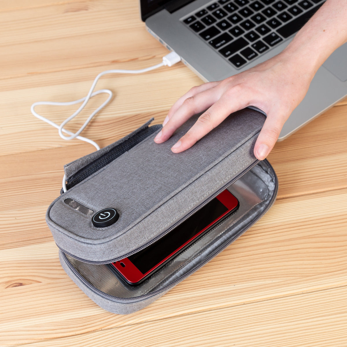 UV Light Sanitation Storage For Cell Phone