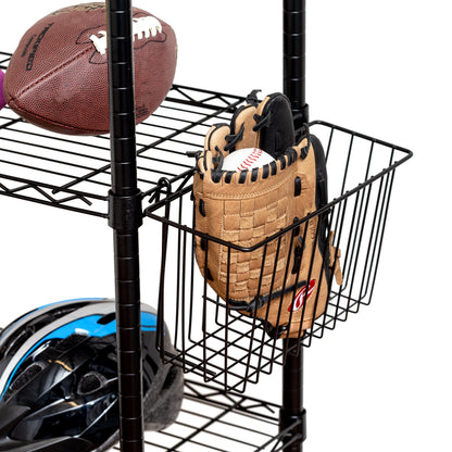 Black Wire Shelving Basket