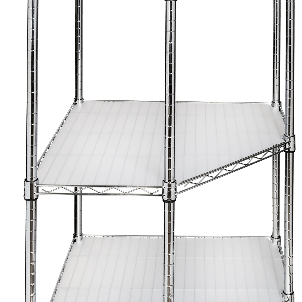 Chrome 5-Tier Corner Shelf