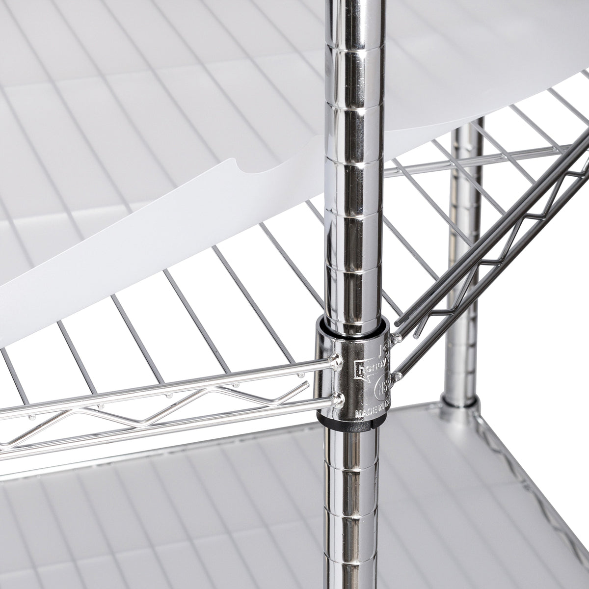 Chrome 5-Tier Corner Shelf