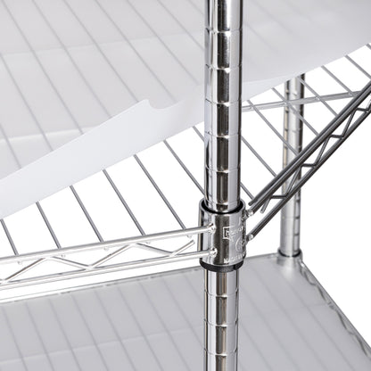 Chrome 5-Tier Corner Shelf