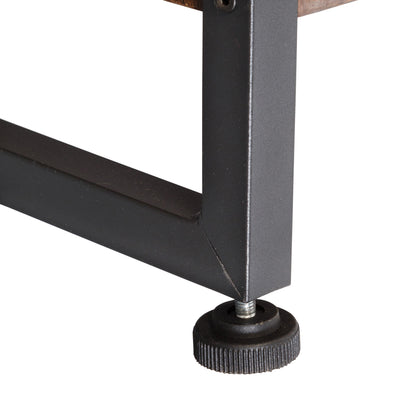 Black/Walnut Wine and Bar Storage Tower