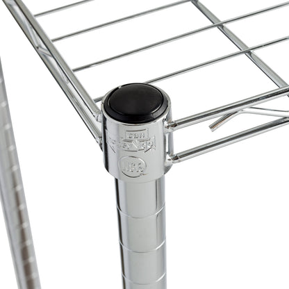 Chrome Small Adjustable Wire Table