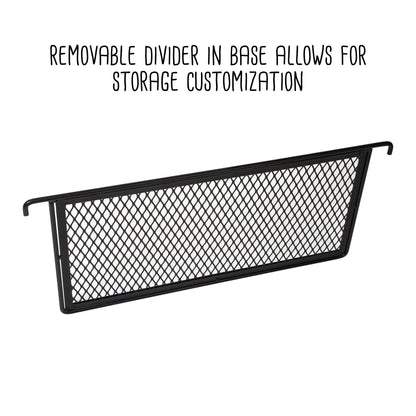 Black Steel Garage Multi-Purpose Rolling Storage Cart