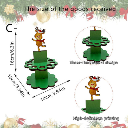 ✨Buy 3, Get 1 FREE 100% -Handmade in USA Christmas Tabletop Wooden Money Holder 🎁