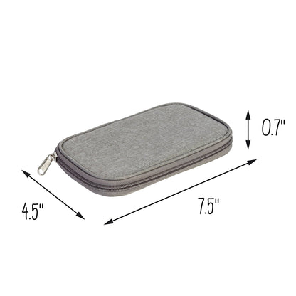 Gray Face Mask Storage Pouches (4-Pack)