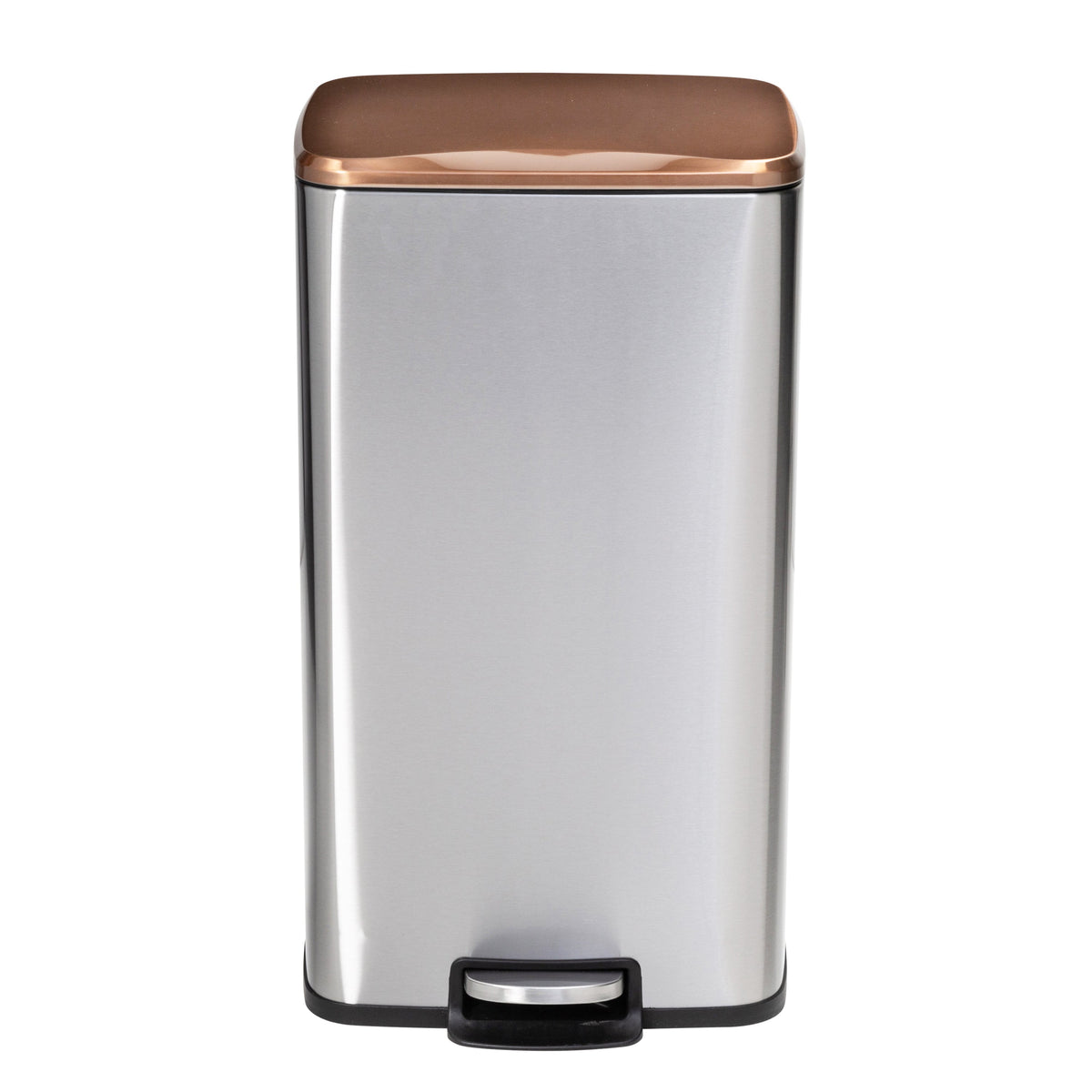 Rose Gold 30L and 5L Stainless Steel Step Trash Cans (Set of 2)
