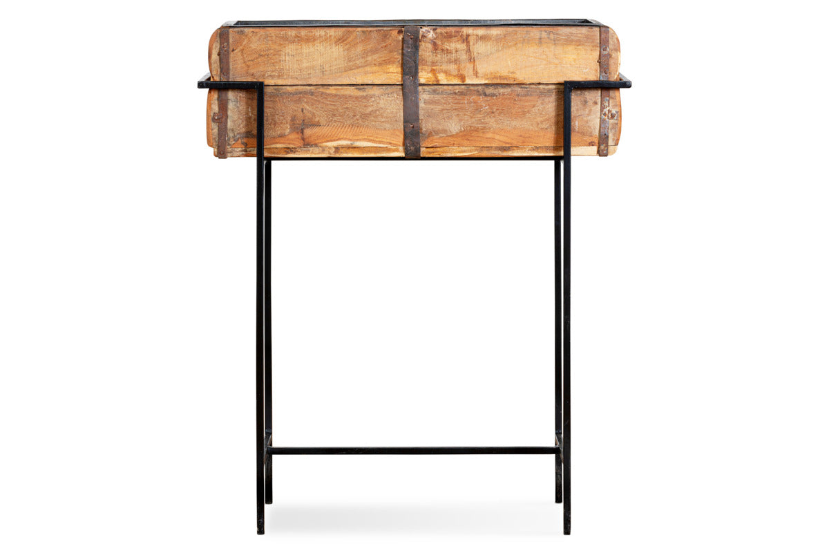 Nkuku Amazzi Indoor Planter Stand – Natural & Black