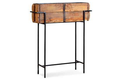 Nkuku Amazzi Indoor Planter Stand – Natural & Black