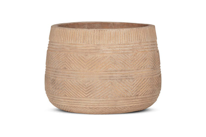Nkuku Zadie Terracotta Planter – Natural – Large