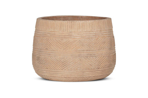 Nkuku Zadie Terracotta Planter – Natural – Large