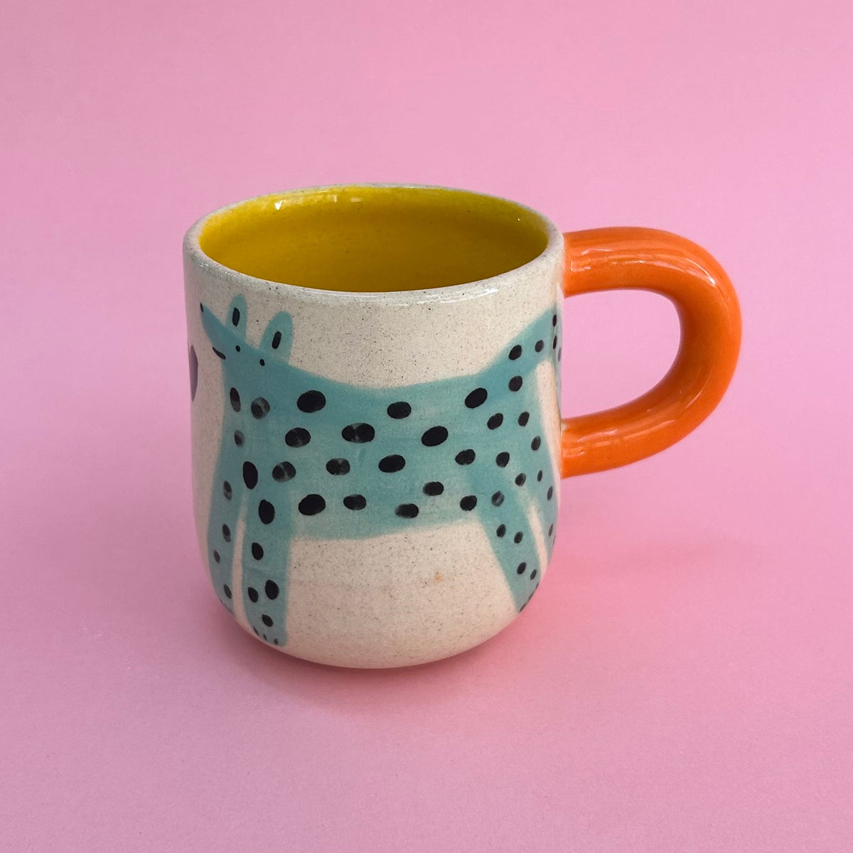 Taza perritos verdes