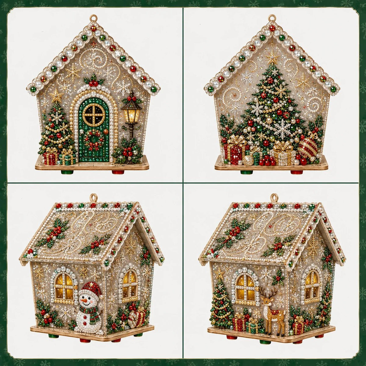 🧩Beginner-Friendly Diamond Painting Assembly-🔥Plymagic DIY Pearl Art - Christmas Collection