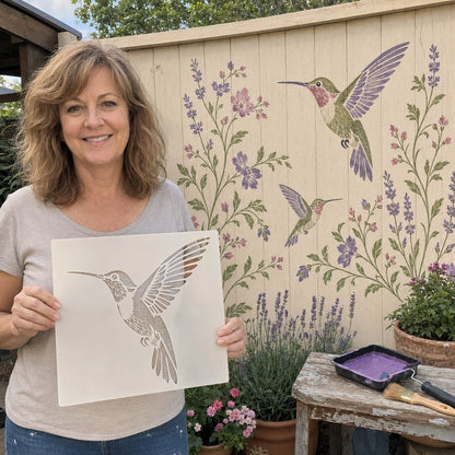 🌿 Garden Wall StencilTM Collection - ✨Make your walls look lively and not monotonous