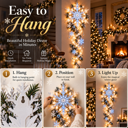 🔥70% OFF TADAY❄️ Giant Snowflake Blizzard Trail™- Let the Snowstorm Glow Indoors