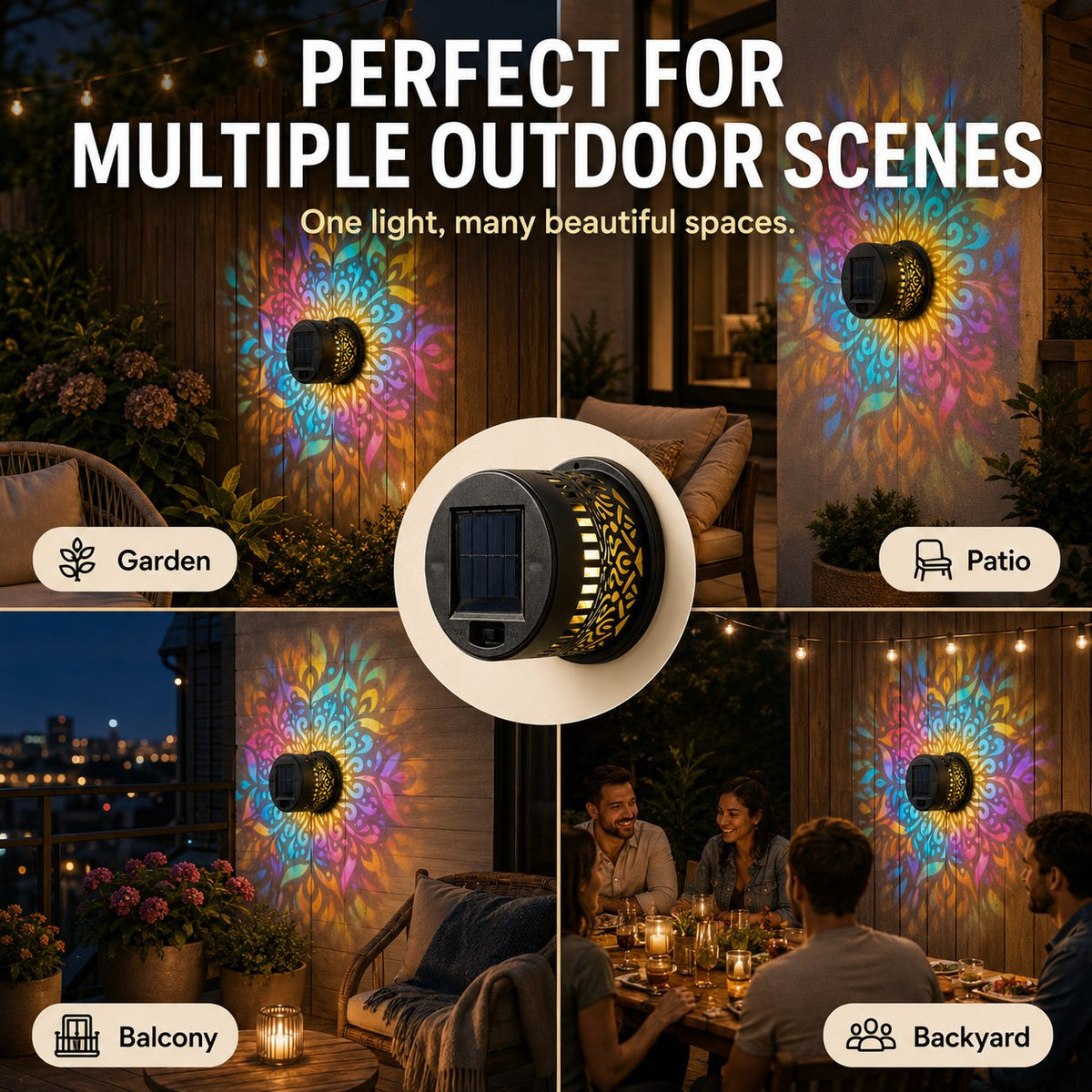 🔥HOT SALE 55% OFF🌙 2026 New Solar Mandala Lights