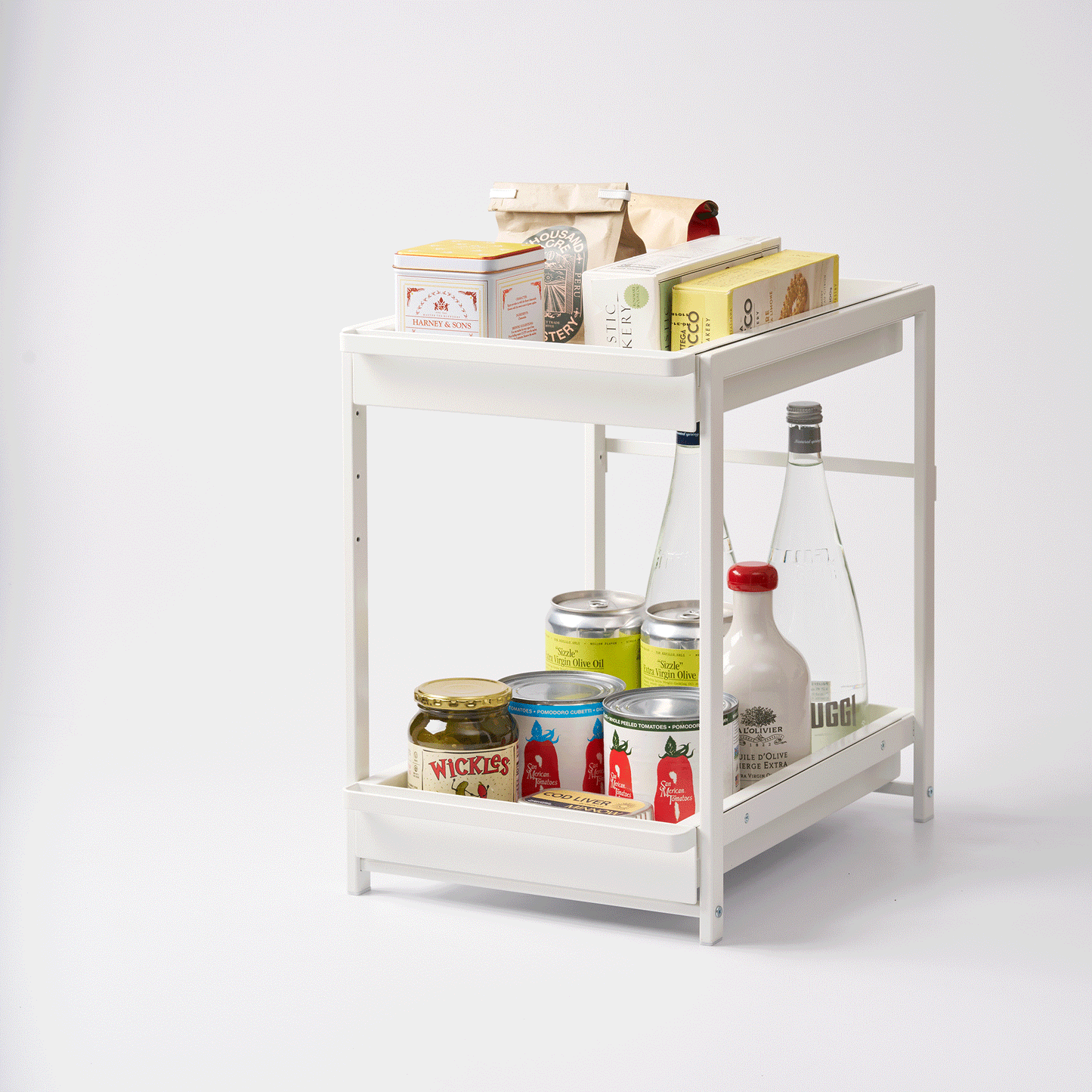 Two-Tier Pull-Out Shelf - Steel