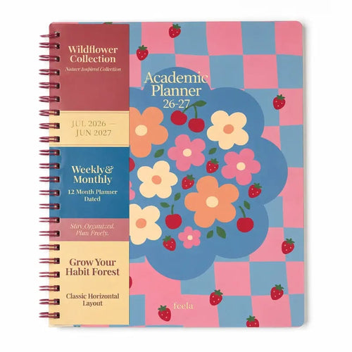 🧑‍🏫📔Shuttle Art Academic Year Planner | July 2026- June 2027, Growth Tree Design For School year