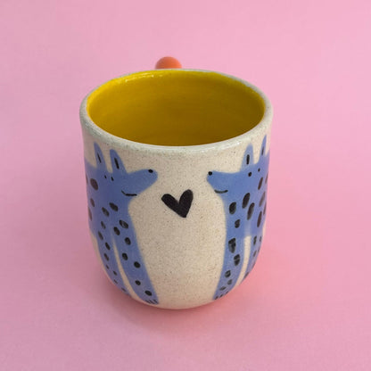 Taza perritos celestes