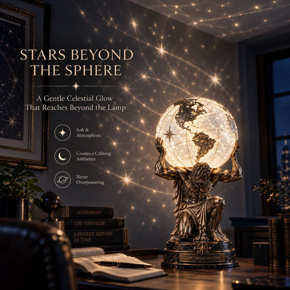 🔥LAST DAY 49% OFF-🌍 Atlas Illuminated World Sphere Lamp🌌