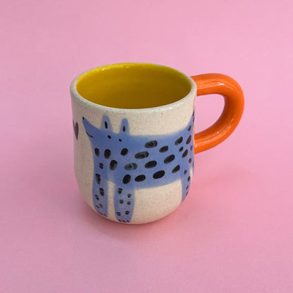 Taza perritos celestes