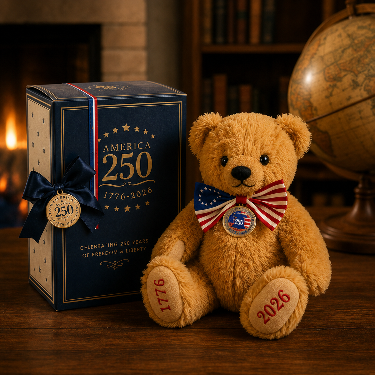 🔥Flash Sale 60% OFF-America 250 Commemorative Teddy Bear