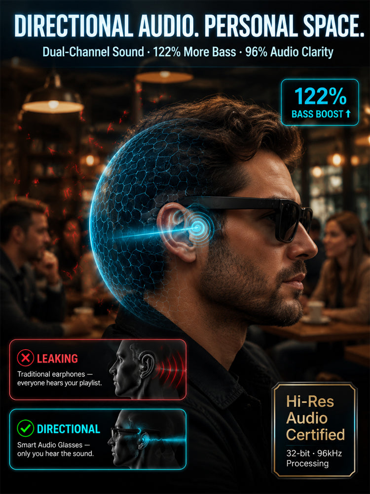 🔥👓AI Smart Glasses: 100% Offline Translation Zoom & Explore Smarter.
