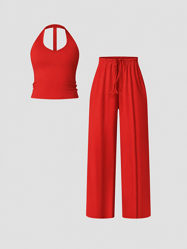 Women's Quick-Dry Halter Sports Set