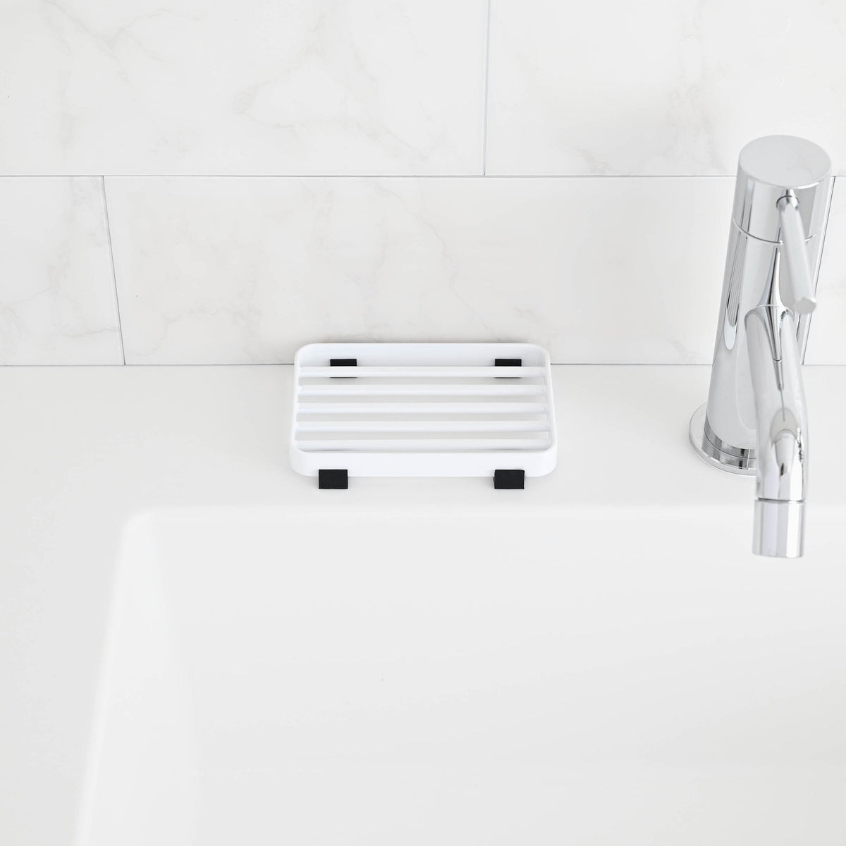 Slotted Soap Tray - Steel
