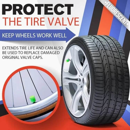 🔥LAST DAY 49% OFF🚗Glow-in-the-Dark Tire Valve Caps – Durable, Tool-Free, Fits Most Vehicles