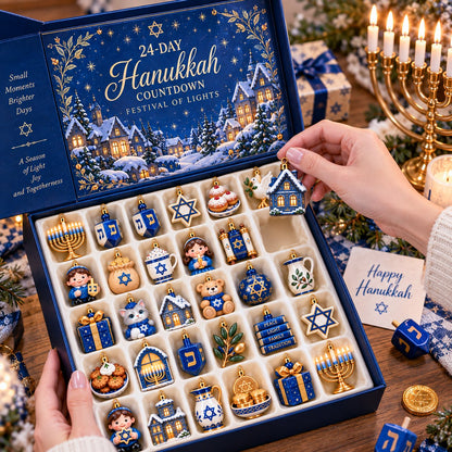 🕎 24 Little Ornament of Hanukkah Magic