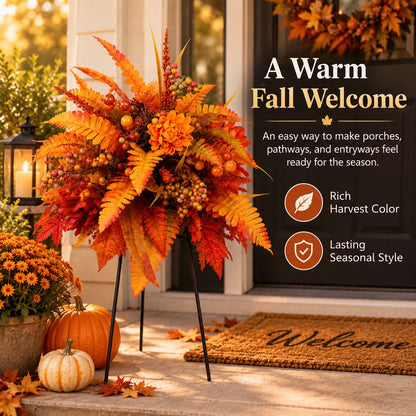 🍁Fall Floral Planter & Urn Arrangement