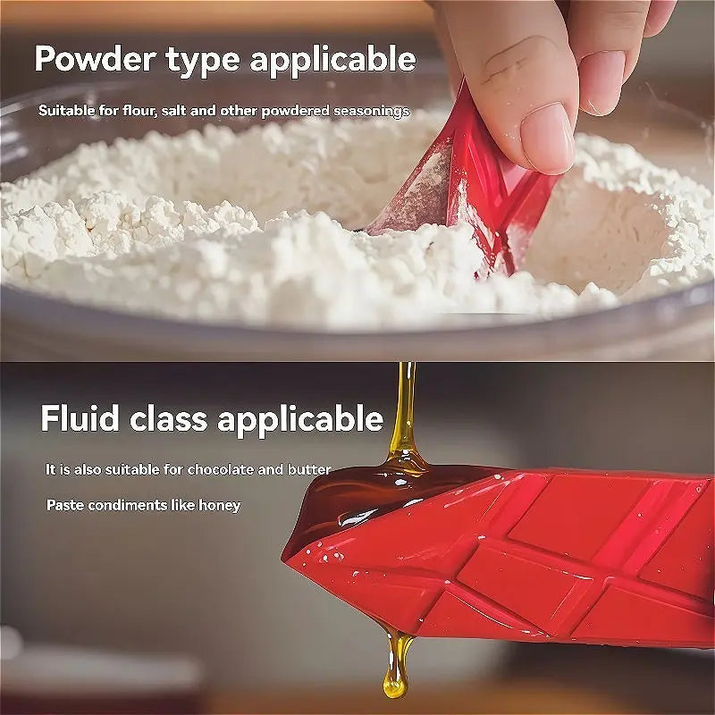 🍳 3-in-1 Kitchen Measuring Spoons – Foldable, Space-Saving & Easy to Clean