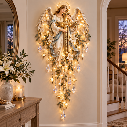 🔥Last Day 50% Off✝️Jesus, Angel & Nativity Lighted Wall Light Décor