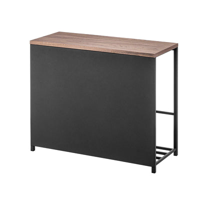 Entryway Storage Organizer & Bench (18" H)  - Steel + Wood